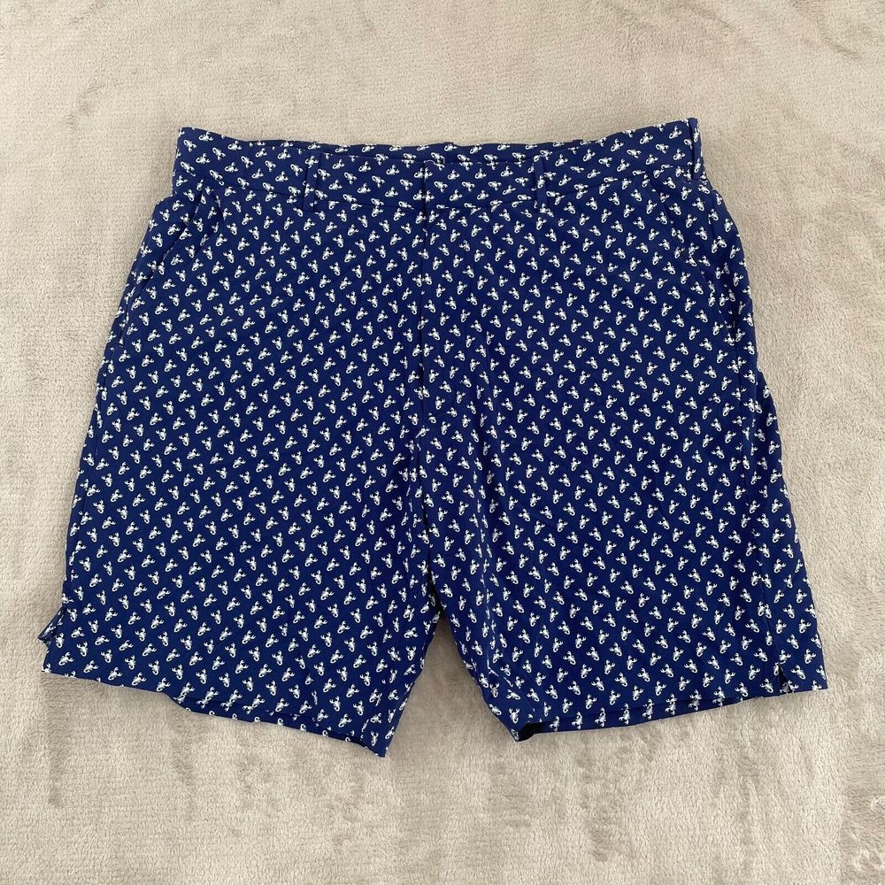 Polo Golf‎ Ralph Lauren Hybrid Shorts Men Navy Scorpions AOP Swim Lined Wicking